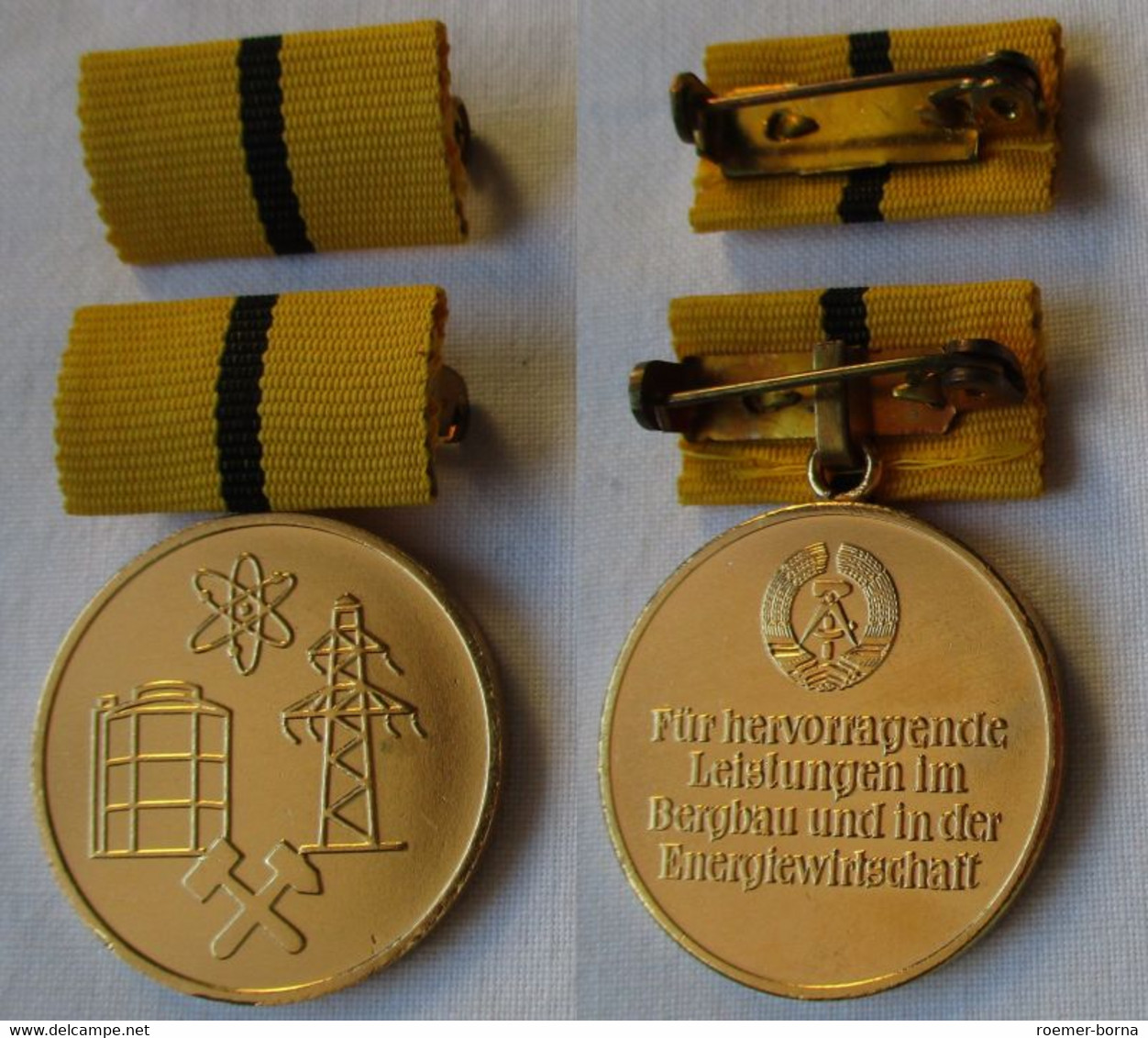 DDR Medaille Für Hervorragende Leistungen Im Bergbau Bartel 259 A (144414) - DDR