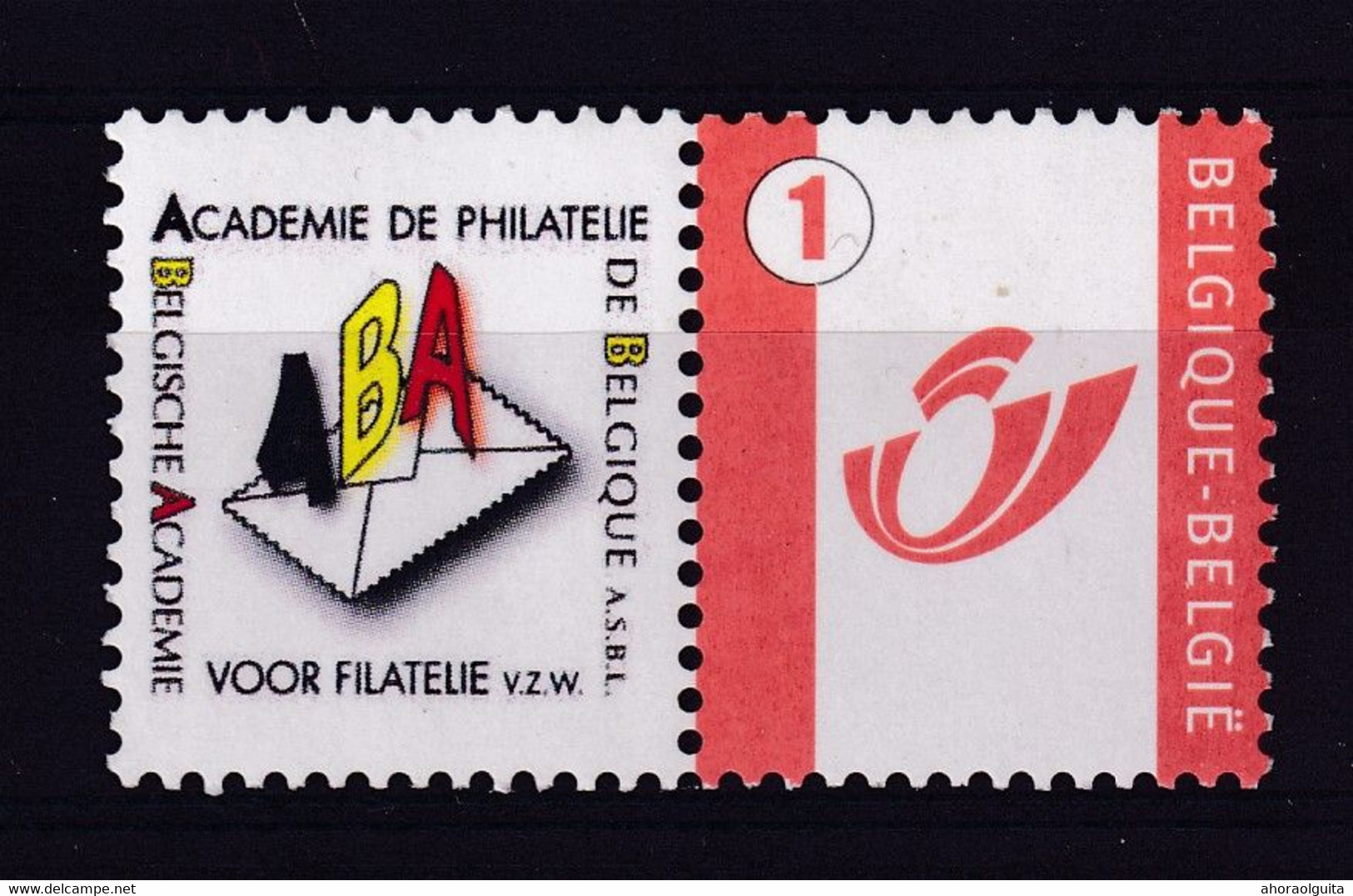 DDBB 549 - Duo Stamp MY STAMP *** - Académie De Philatélie De Belgique ABA - Otros & Sin Clasificación