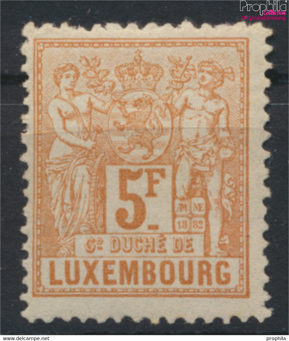 Luxemburg 56B Mit Falz 1882 Alegorie (9716182 - 1882 Allégorie