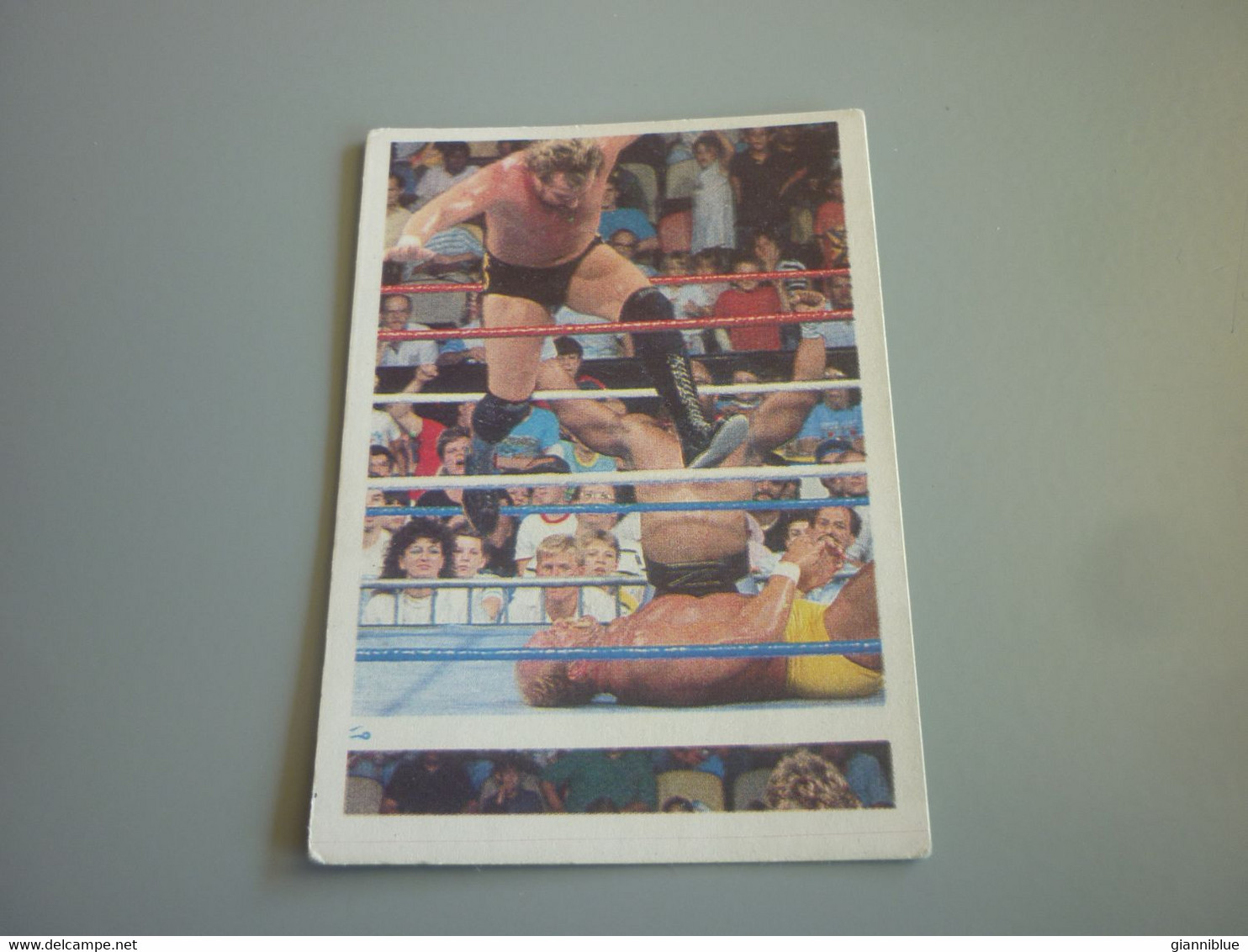 Million Dollar Man & Hulk Hogan WWF Wrestling Old 90's Greek Edition Trading Card - Trading-Karten