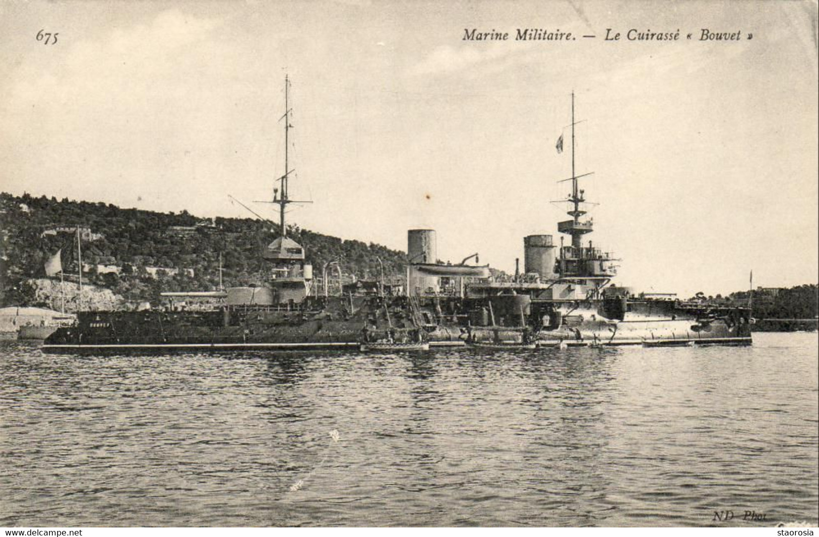 MARINE DE GUERRE Lot De 5 Cartes  Du Chayla, Suffren,Masséna,Jauréguyberry , Bouvet - Warships