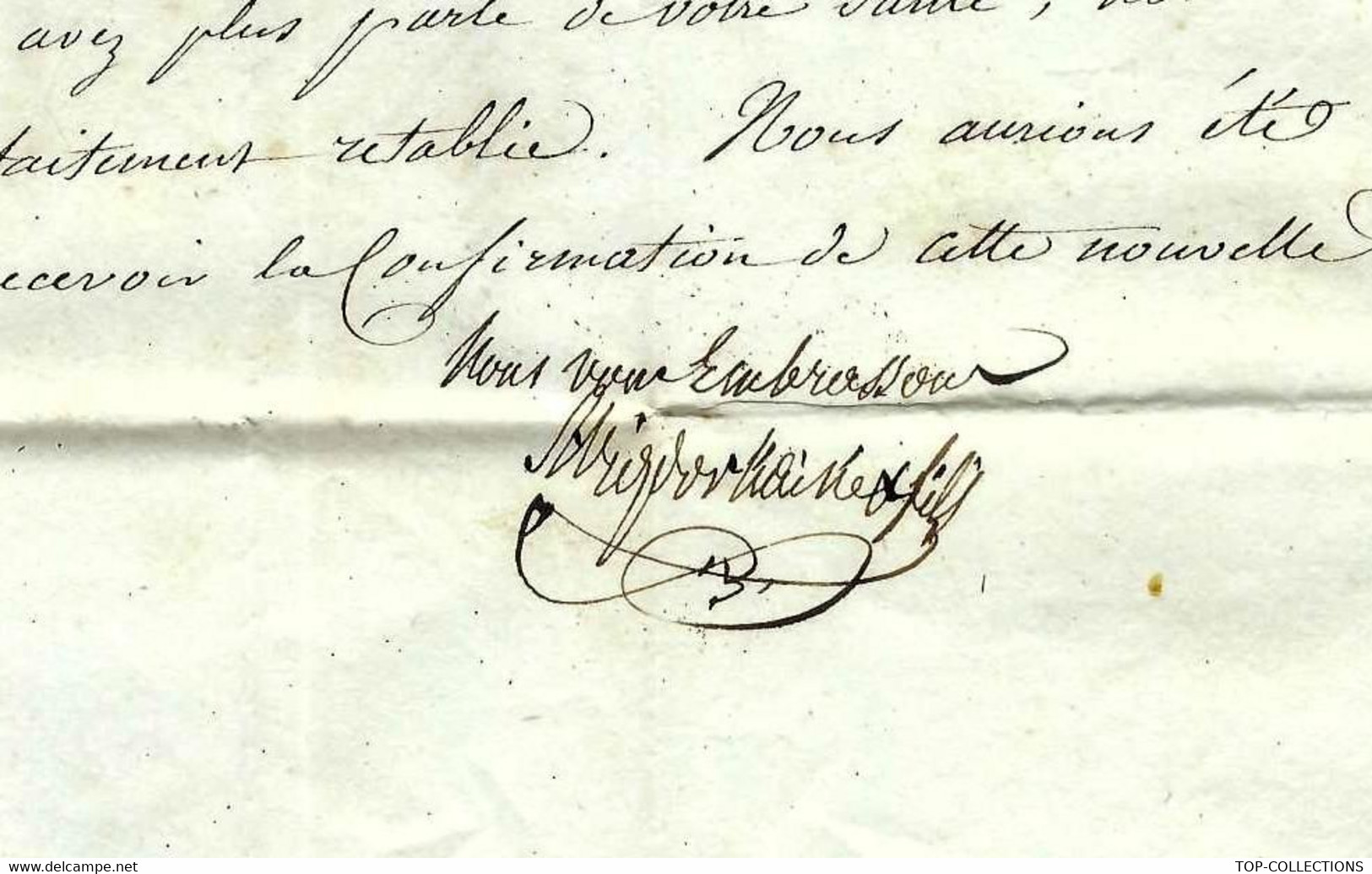 JUDAICA 1834 De Nice Sign. Avigdor L’Ainé Pour Elisée Raba Bordeaux BANQUE FINANCE NEGOCE VOIR SCANS+HISTORIQUE - Other & Unclassified