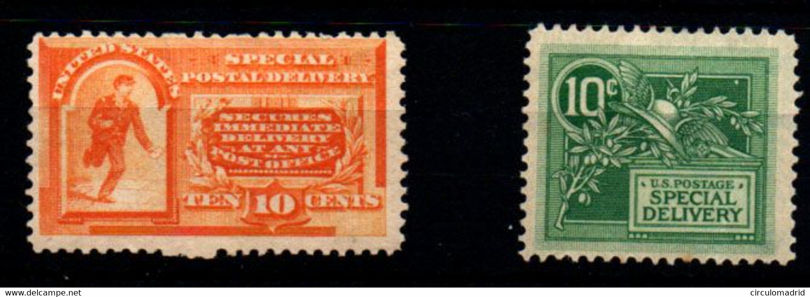 Estados Unidos (Urgentes) Nº 5, 10. Año 1894/1908 - Express & Einschreiben