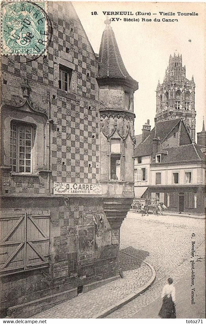 VERNEUIL -  Vieille Tourelle ( XVè Siécle) Rue Du Canon - Verneuil Sur Seine