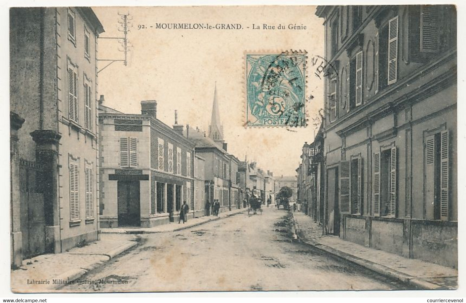 CPA - MOURMELON-le-GRAND (Marne) - La Rue Du Génie - Mourmelon Le Grand