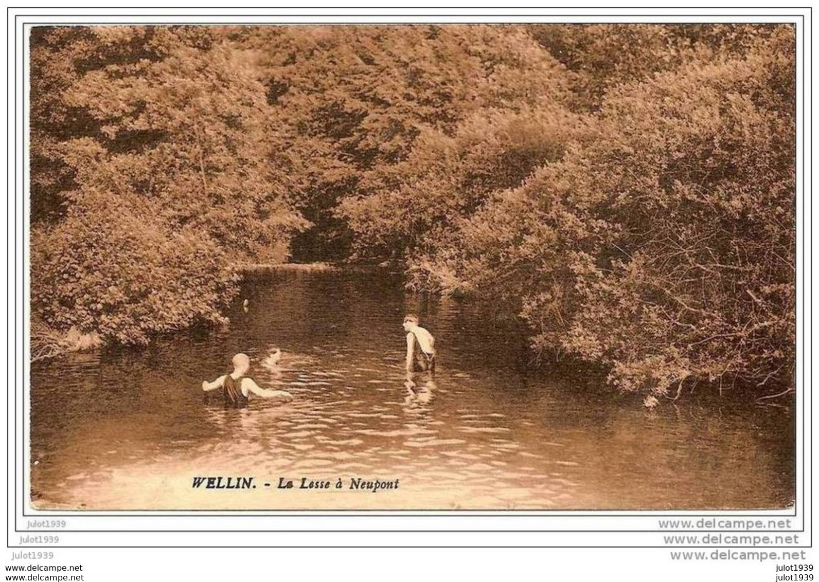 NEUPONT ..--  La Lesse à NEUPONT . La BAIGNADE !! - Wellin