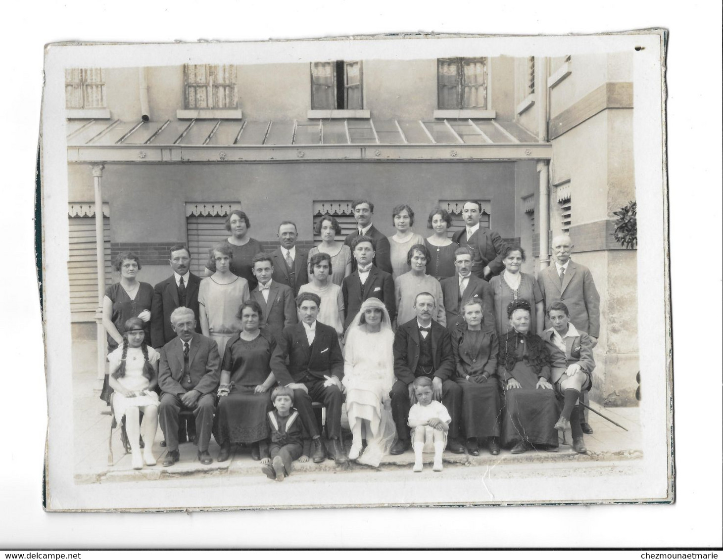 1925 ALLEVARD LES BAINS FAMILLES PUISSANT ET ROBERT - PHOTO 24*18 CM - Identifizierten Personen
