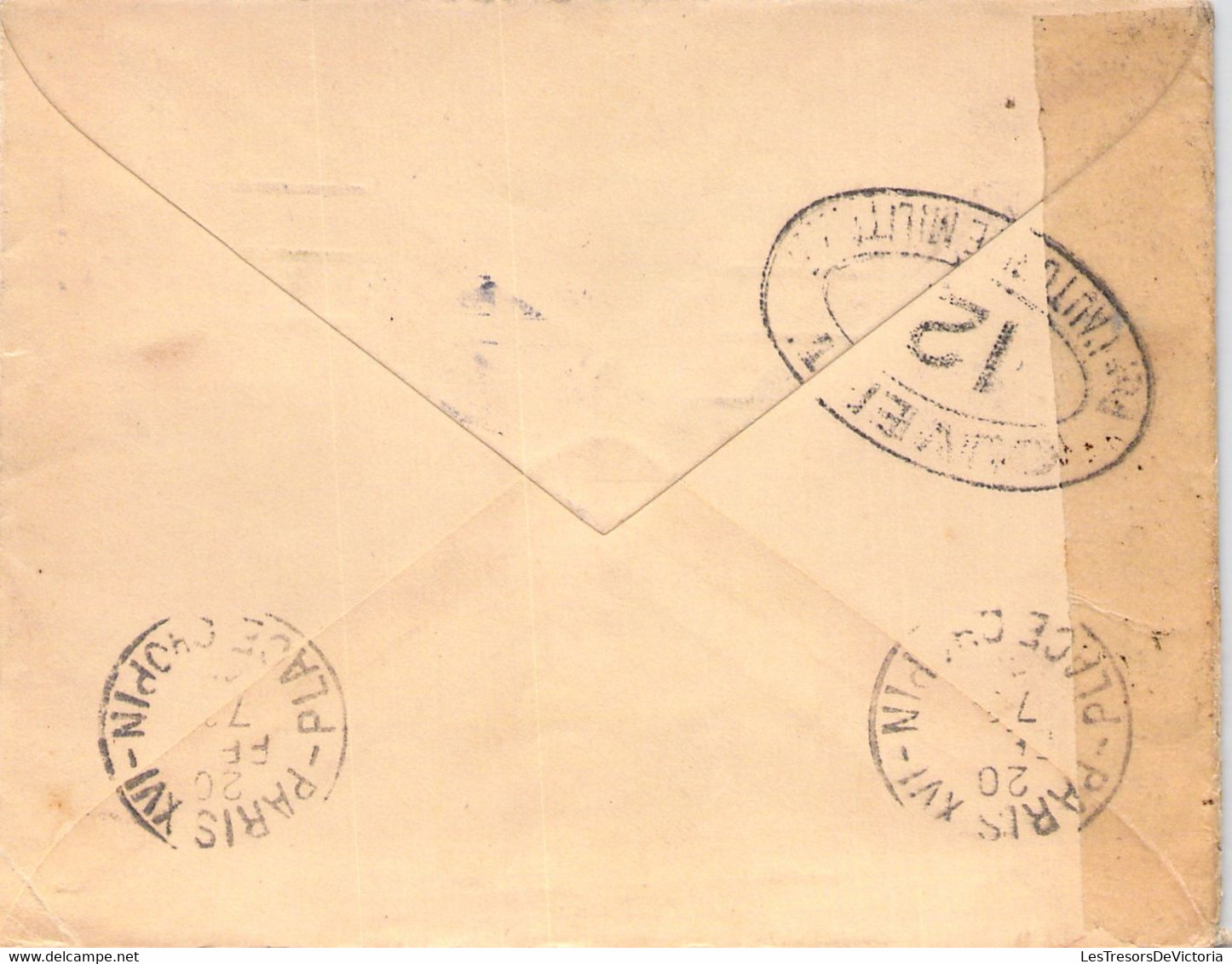 Enveloppe De Suede Stuckholm à Paris France  En 1916 - Cachet De Censure Militaire Français " Ouvert " - 1910-1920 Gustaf V