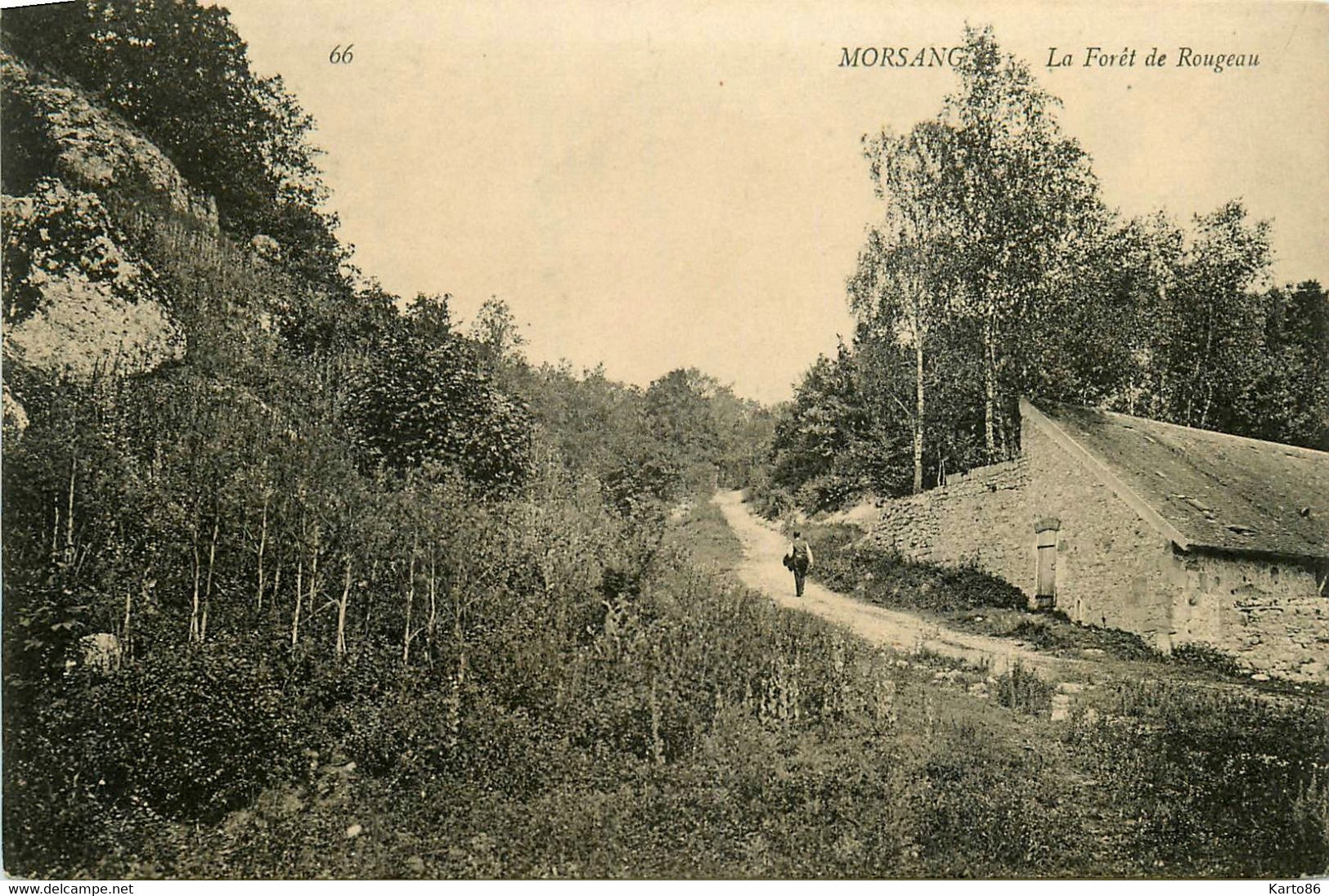 Morsang * La Forêt De Rougeau * Chemin Route - Morsang Sur Orge