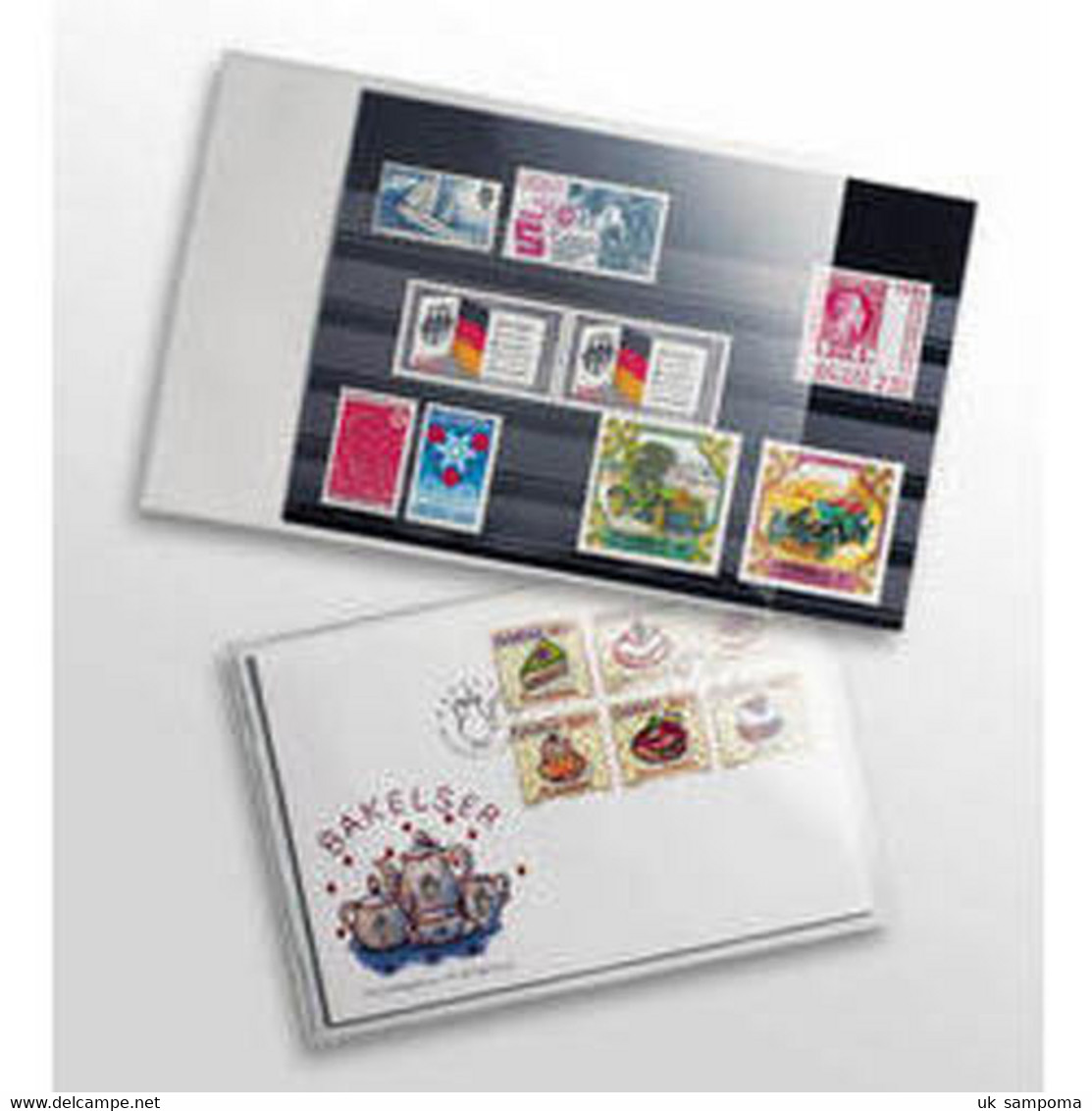 Protective Sheets For Stamps And Picture Postcards, For Postcards Up To 150x107 Mm, Clear - Clear Sleeves