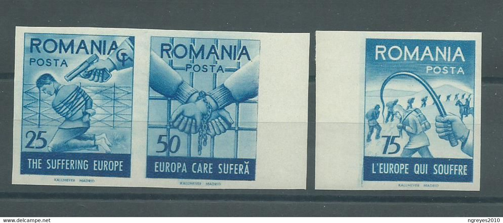 210041137  RUMANIA.  YVERT   "l'europe Qui Souffre  **/MNH - Local Post Stamps