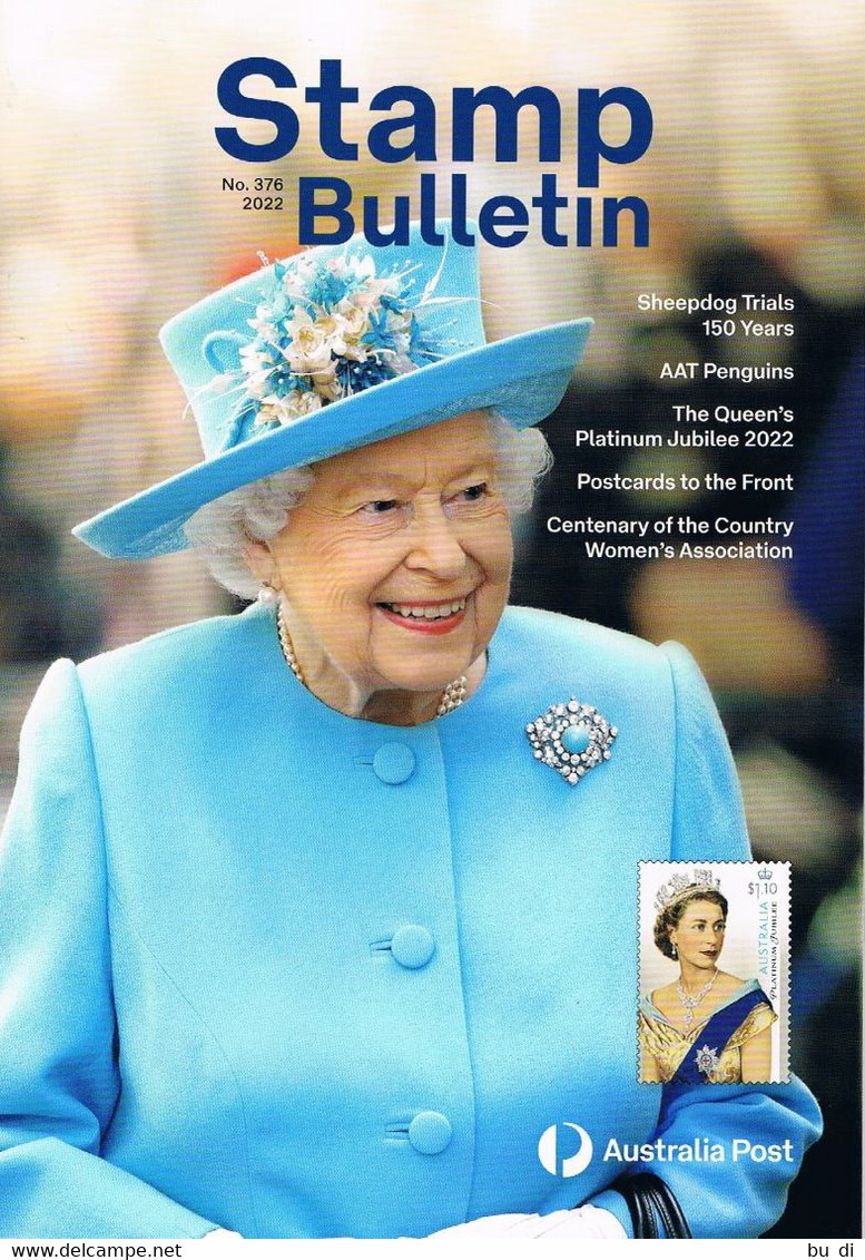 Australien - Australia - Stamps Bulletin - März / April 2022 - Englisch, Queen Elizabeth - Anglais (àpd. 1941)