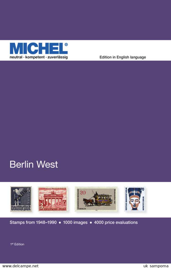 MICHEL Berlin West Catalog 1948-1990 1st Edition 2021/2022 - Germany