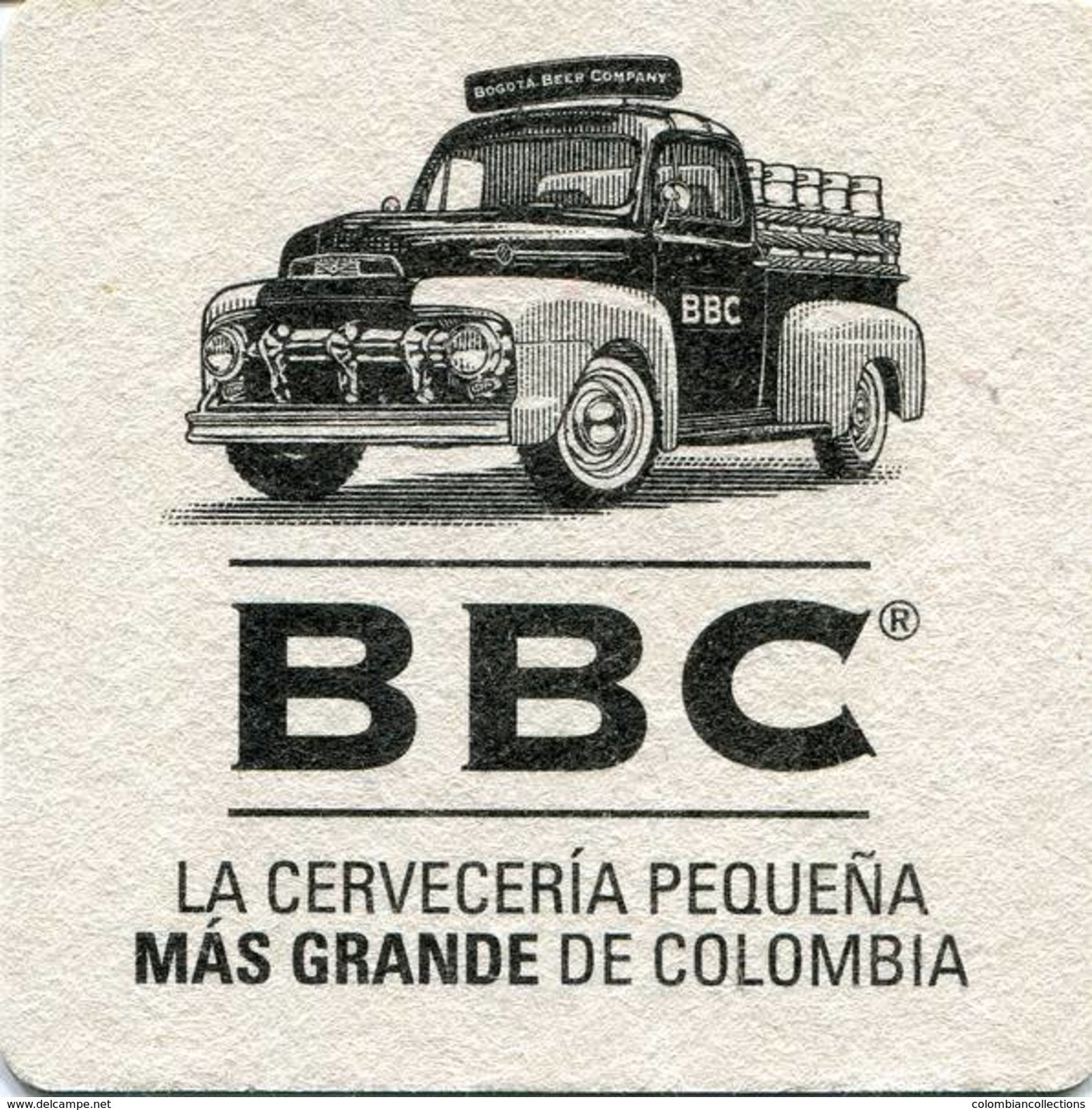 Lote 415, Colombia, Posavaso, Coaster, BBC, Monserrate Roja - Portavasos