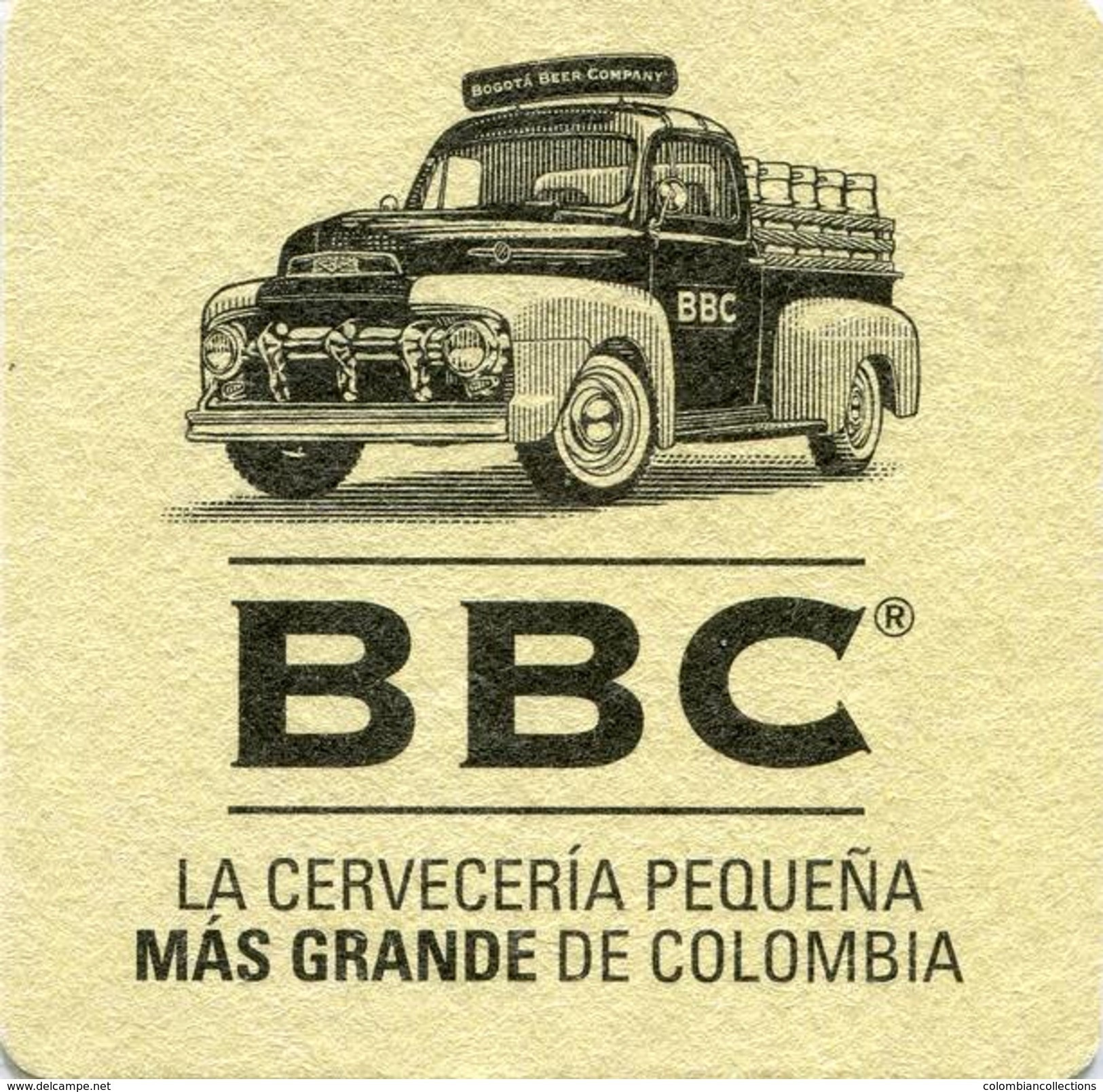 Lote 411, Colombia, Posavaso, Coaster, BBC, Chapinero Porter - Portavasos