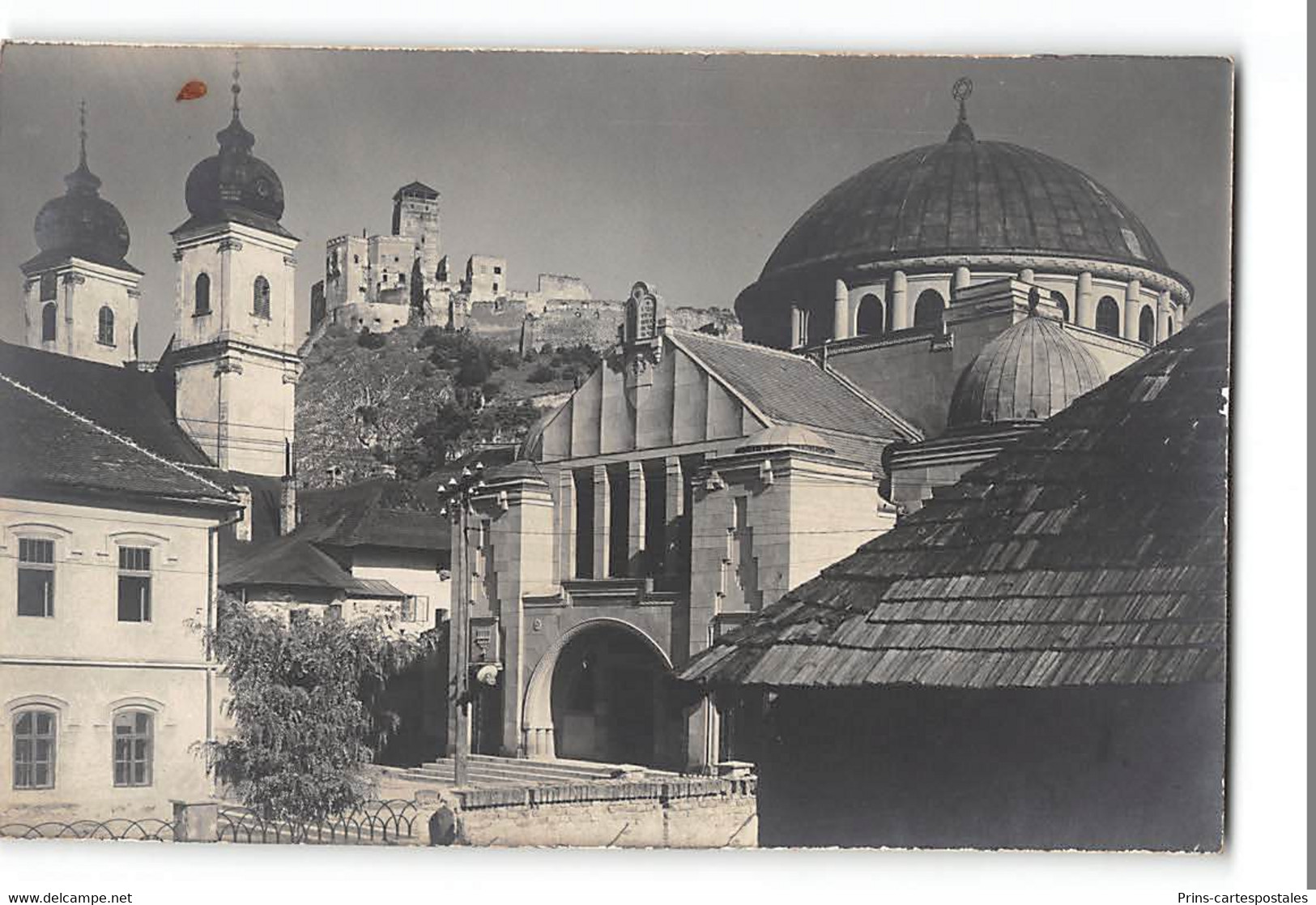 CPA Slovaquie Carte Photo Trencin La Synagogue - Judaica - Slovaquie