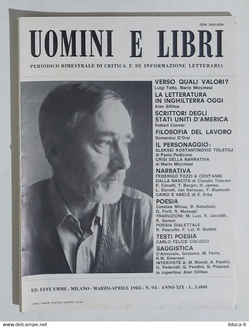 53927 Uomini E Libri - A. XIX N. 93 1983 - Filosofia Del Lavoro - Tolstoj - Critics