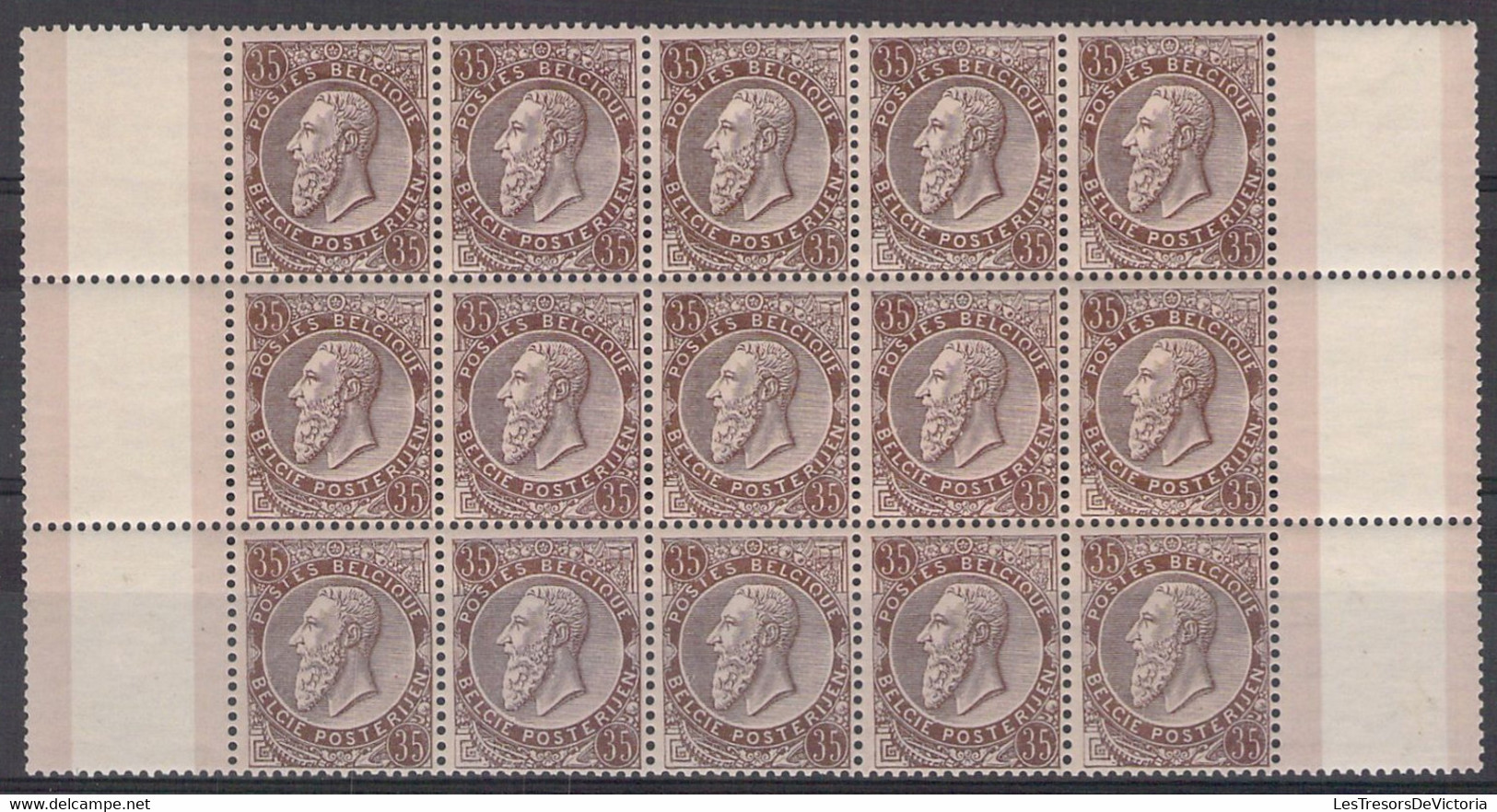 COB 49 MNH ** X15 - 1884 - Emission Dite De 1884 - Leopold II - - 1884-1891 Léopold II