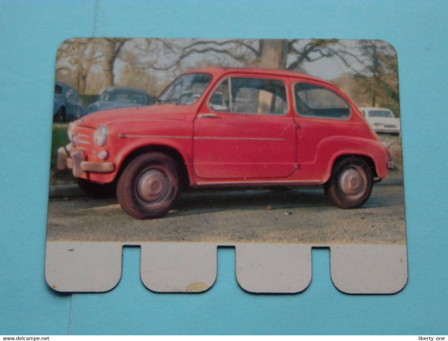 FIAT 600 D - Coll. N° 73 NL/FR ( Plaquette C O O P - Voir Photo - IFA Metal Paris ) ! - Tin Signs (vanaf 1961)