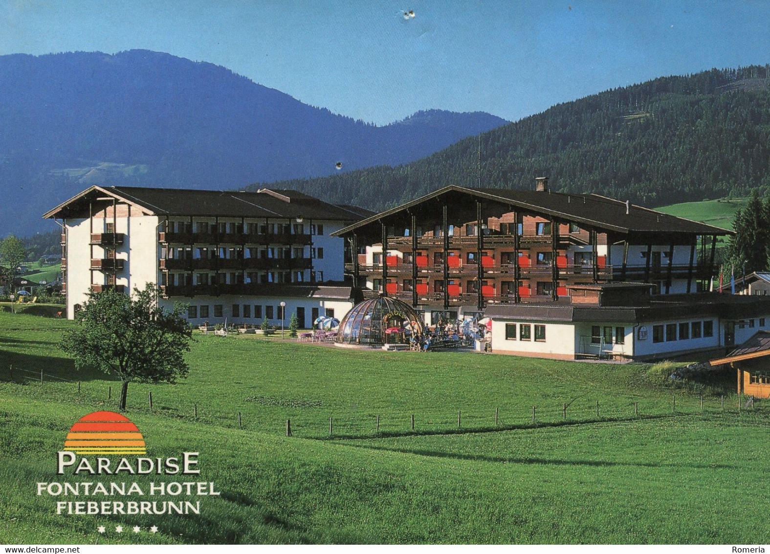 Autriche - Tyrol - Fieberbrunn - Paradise Fontana Hotel - Ecrite, Timbrée - Fieberbrunn