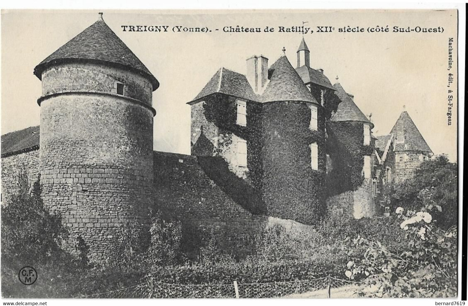 89  Treigny  -   - Chateau De Ratilly - Treigny