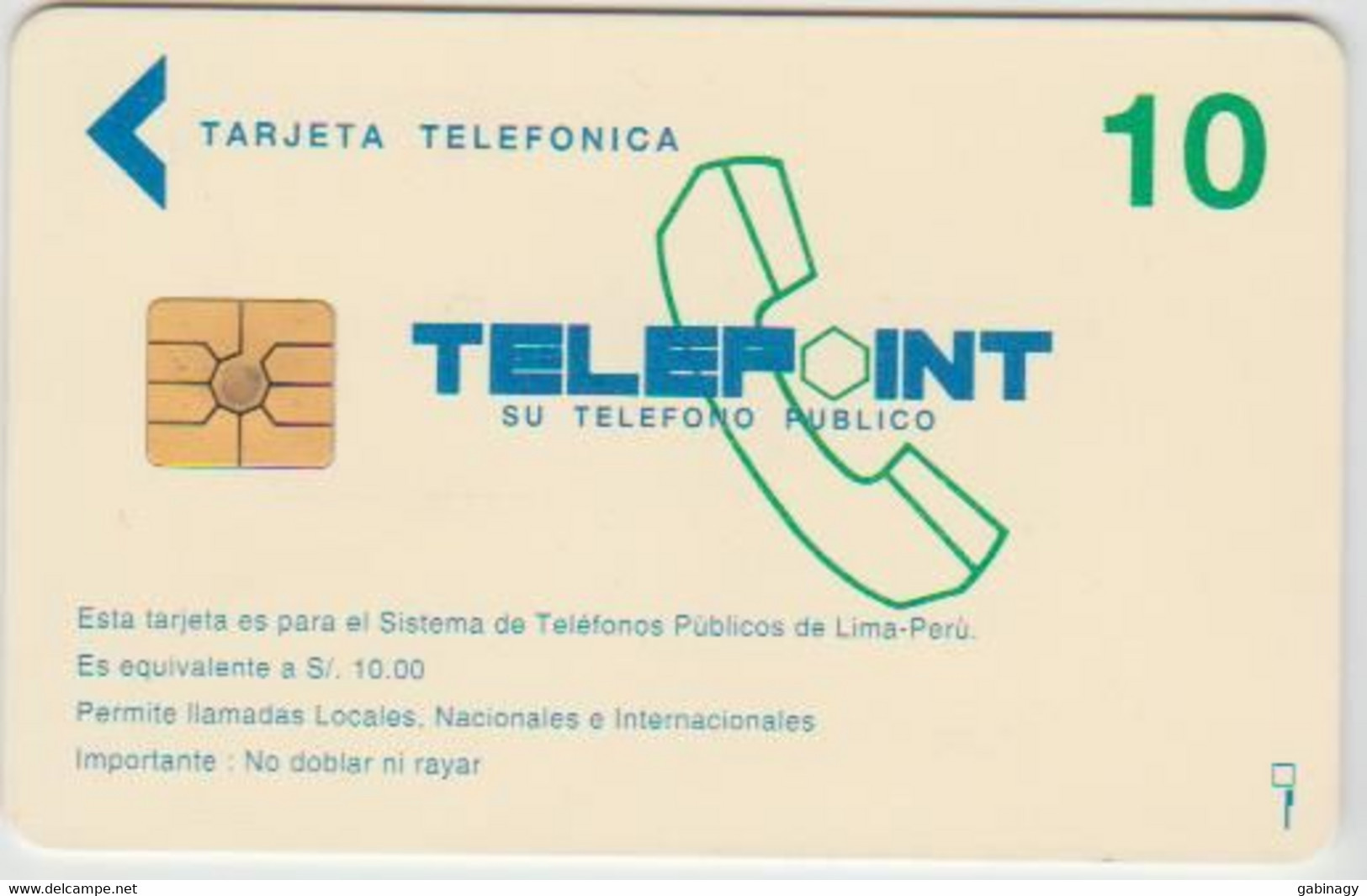 #14 - PERU-12 - TELEPOINT - Peru