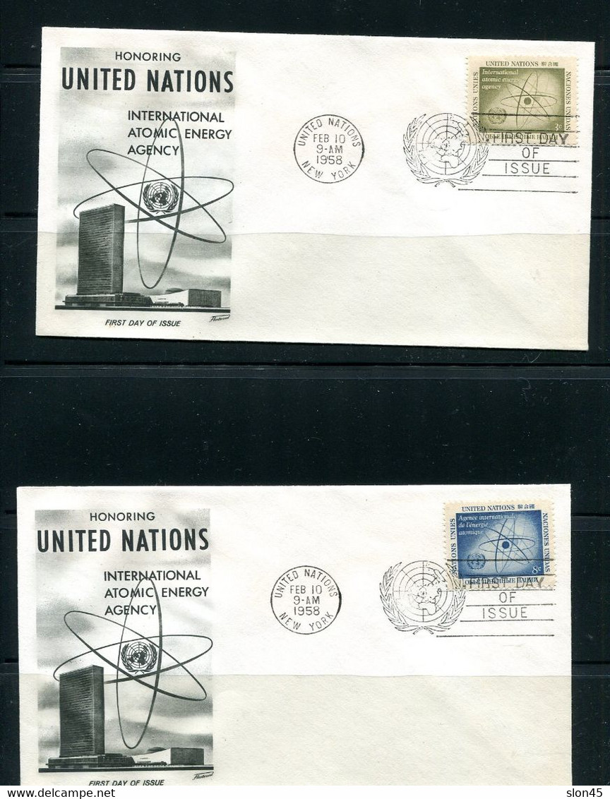 USA 1958 9 FDC Covers  New York Office  12671 - Brieven En Documenten