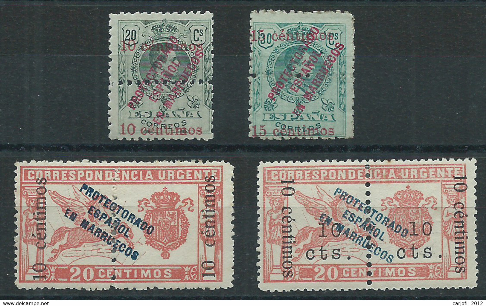 Marruecos Correo 1920 Edifil 64/67 * Mh - Marruecos Español