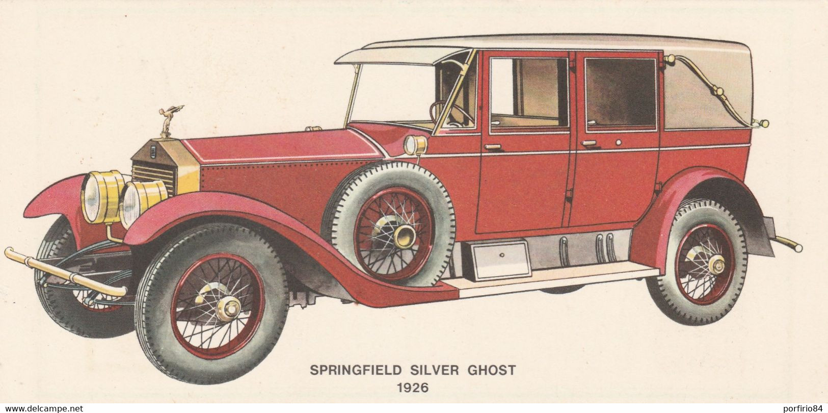 CARTONCINO BP ROLLS-ROYCE SPRINGFIELD SILVER GHOST - Automobile - F1