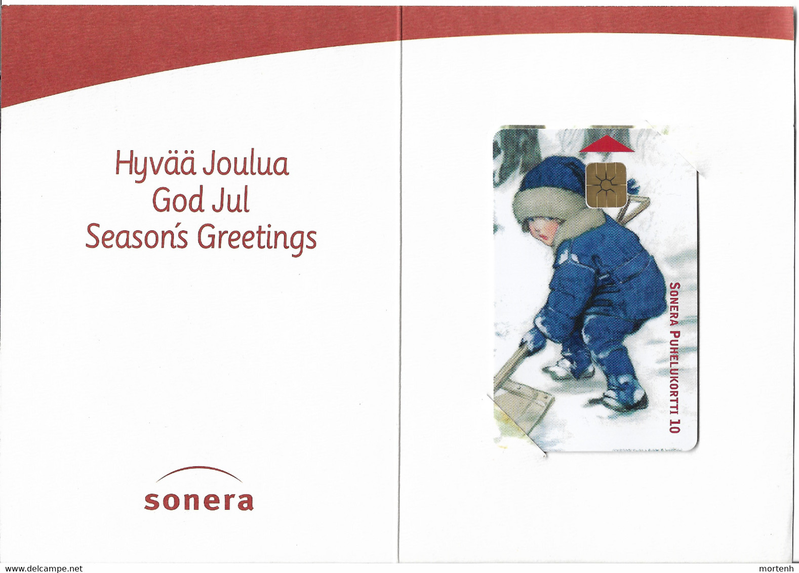 Finland Folder With FI-SON-S-0076  Christmas - Finland