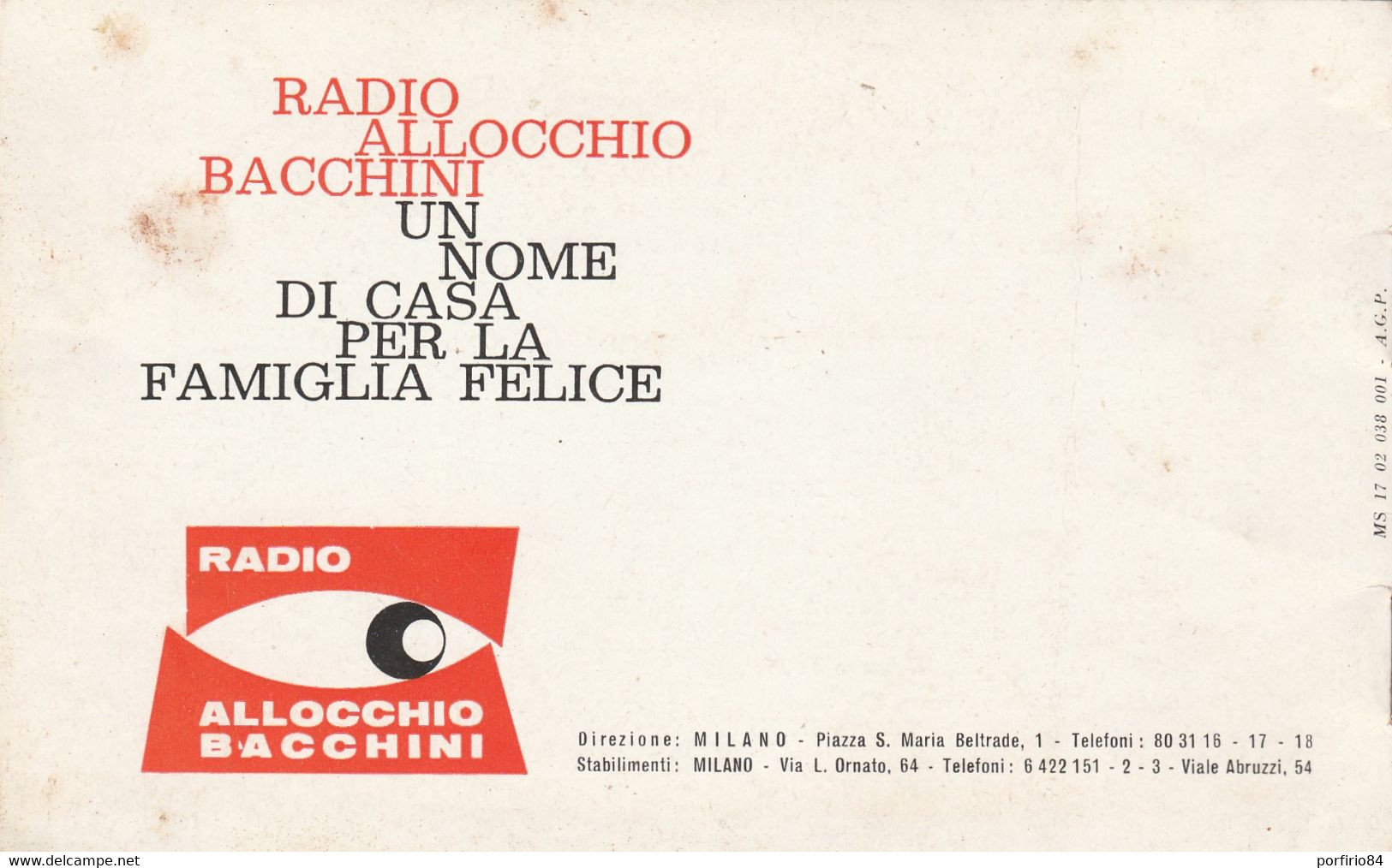 MANUALE ISTRUZIONI PER L'USO RADIORICEVITORE ALLOCCHIO BACCHINI MODELLO 2012 MAX 6 TRANSISTOR - Matériel Et Accessoires