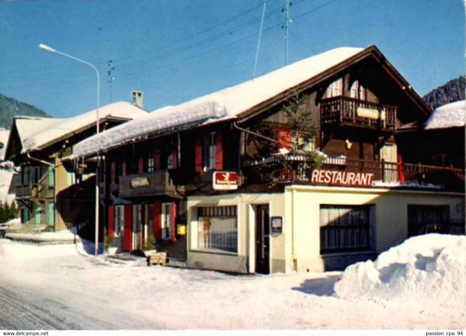 S12-016 Suisse - Café-Restaurant Du Valais - Morgins - Altri & Non Classificati