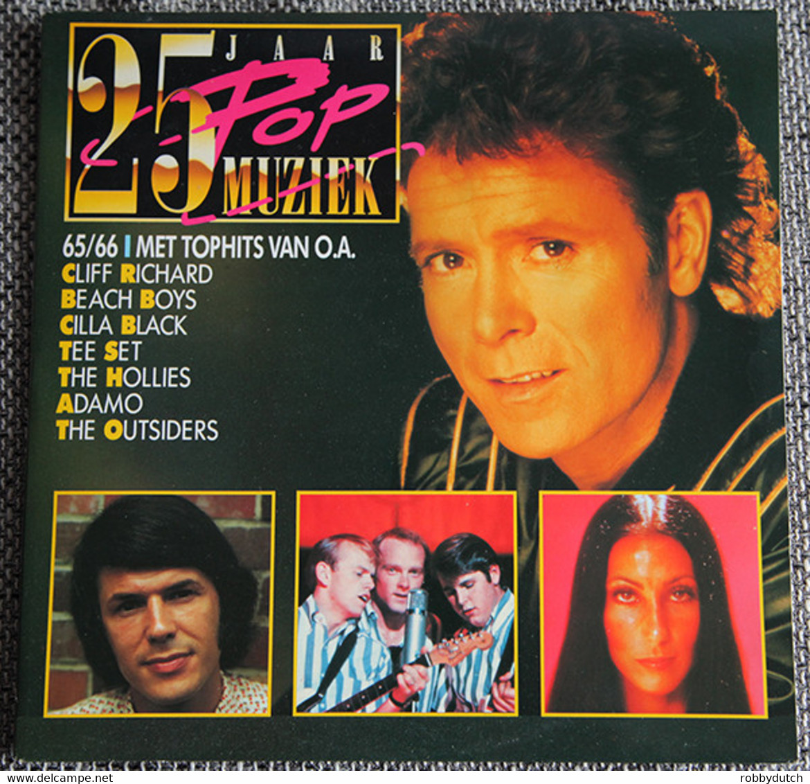 * 2LP *  25 JAAR POPMUZIEK 65/66 - CLIFF RICHARD / BEACH BOYS / TEE-SET / OUTSIDERS A.o. - Hit-Compilations