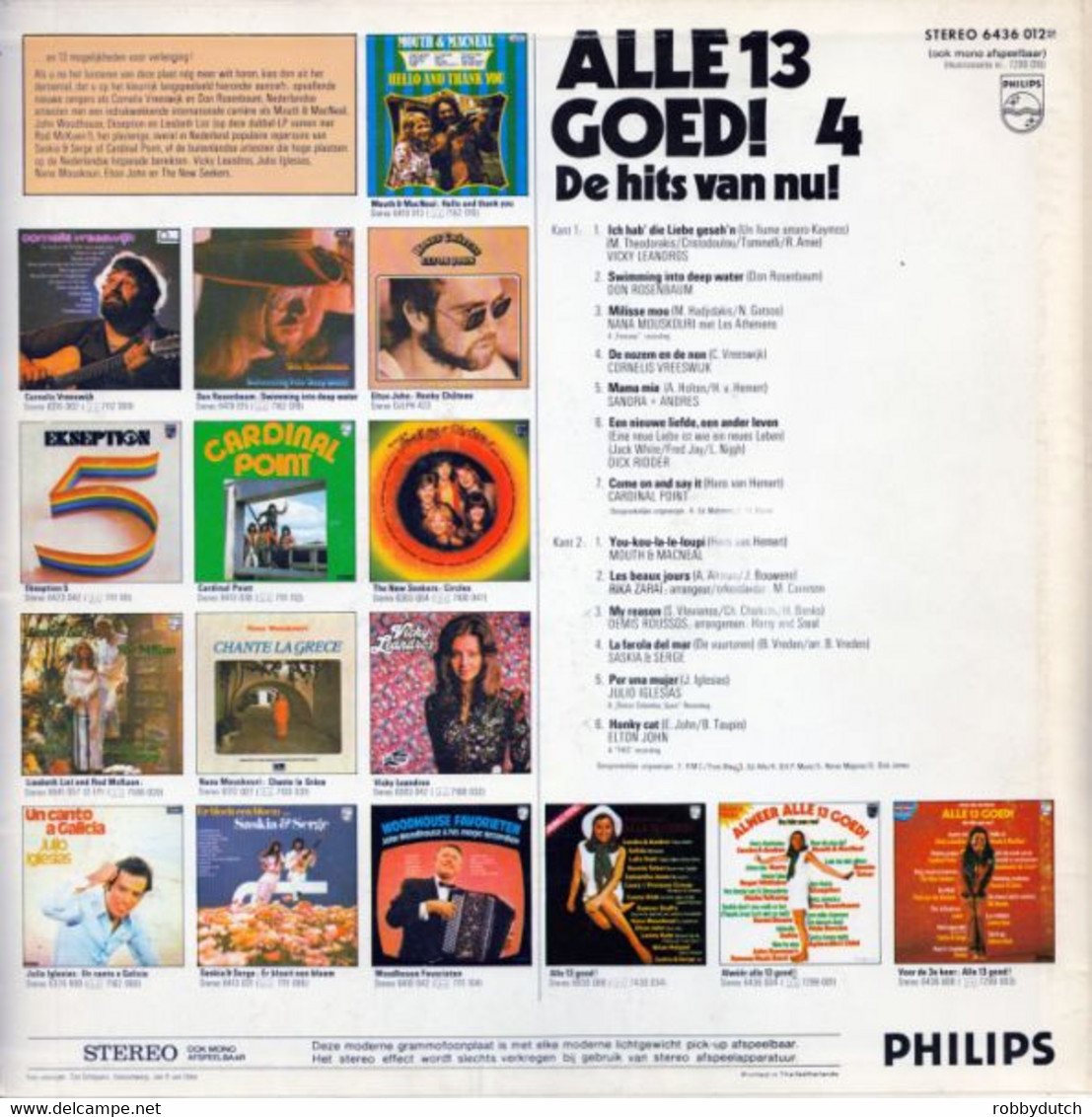 * LP *  ALLE 13 GOED! Deel 4 - Hit-Compilations