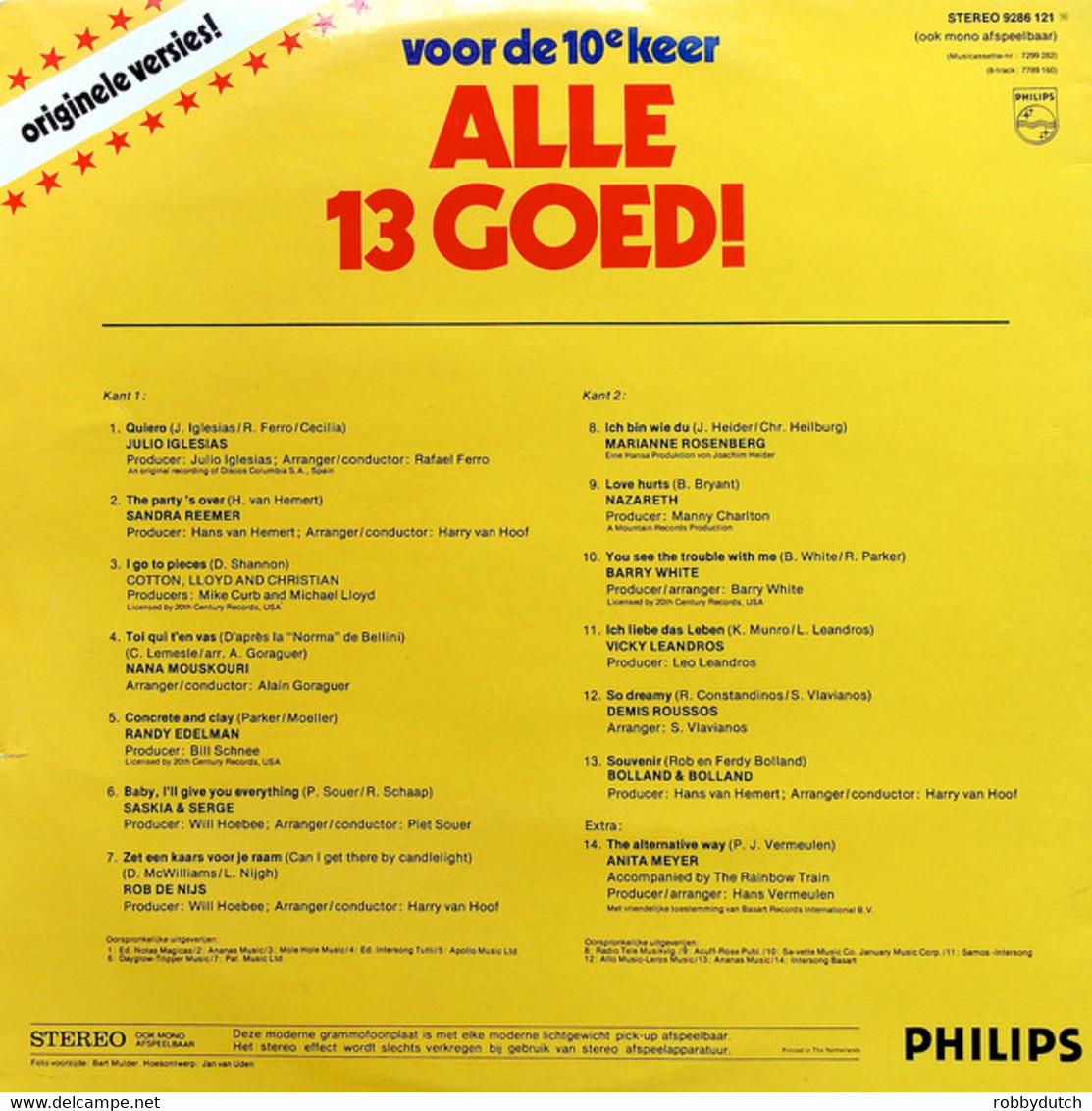 * LP *  ALLE 13 GOED! Deel 10 - Compilaties