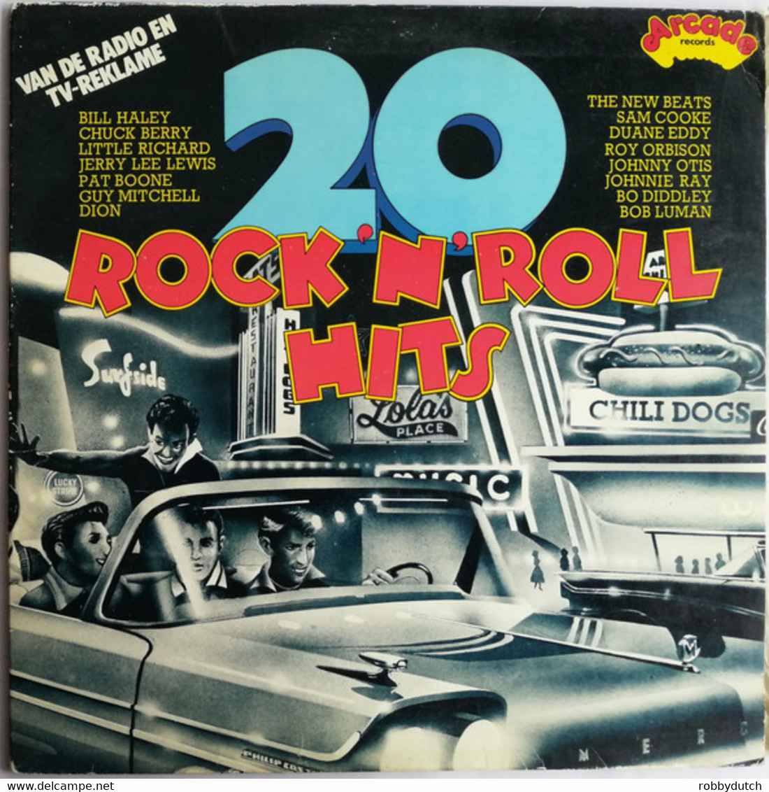 * LP *  20 ROCK 'N'  ROLL HITS - BILL HALEY / CHUCK BERRY / LITTLE RICHARD / ROY ORBISON A.o. - Compilaciones