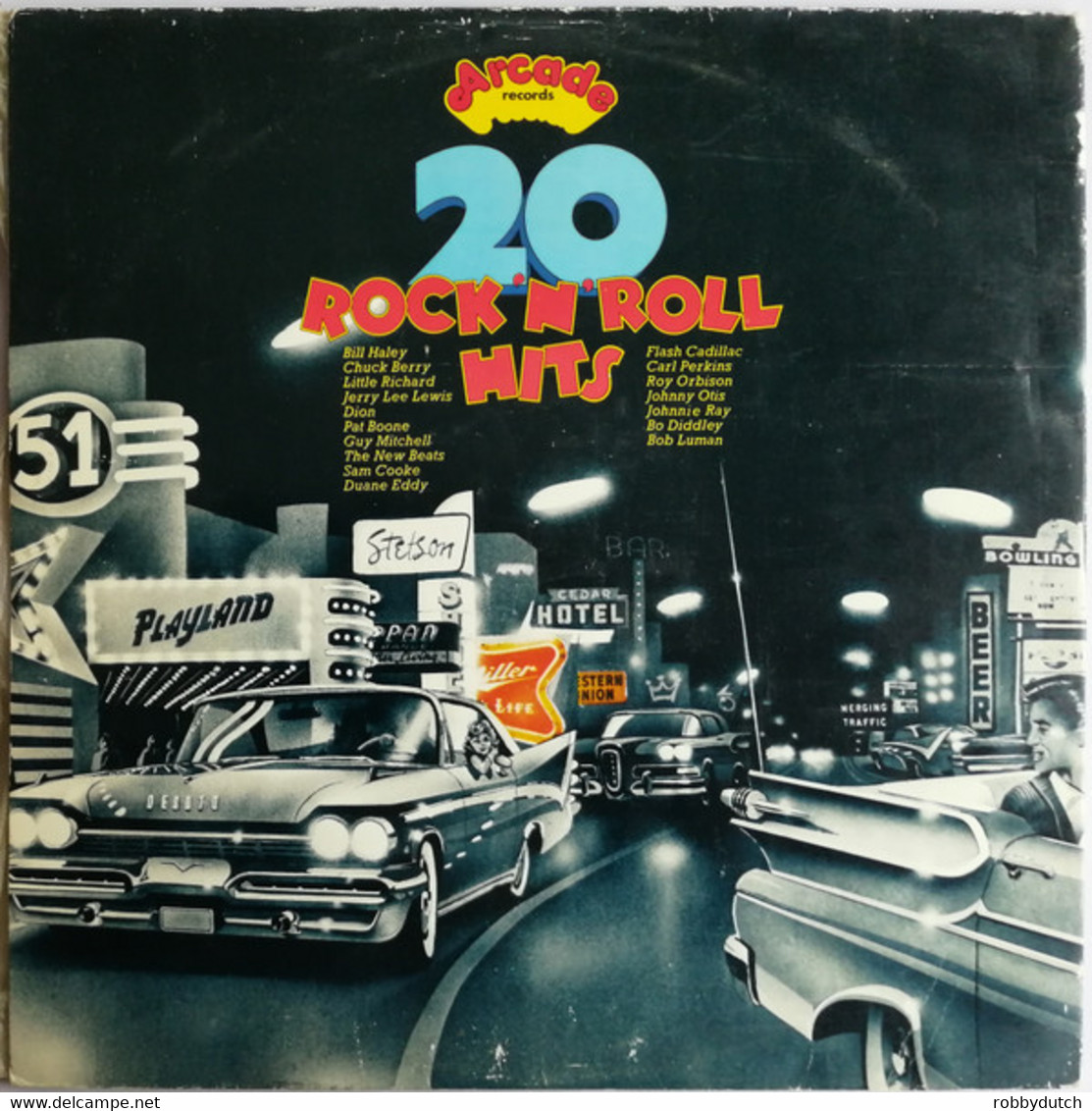 * LP *  20 ROCK 'N'  ROLL HITS - BILL HALEY / CHUCK BERRY / LITTLE RICHARD / ROY ORBISON A.o. - Hit-Compilations