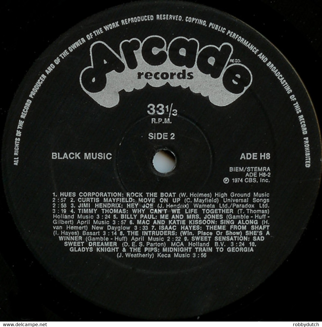 * LP *  BLACK MUSIC - TRAMMPS / JAMES BROWN / THREE DEGREES / ISAAC HAYES / JIMI HENDRIX A.o. - Soul - R&B