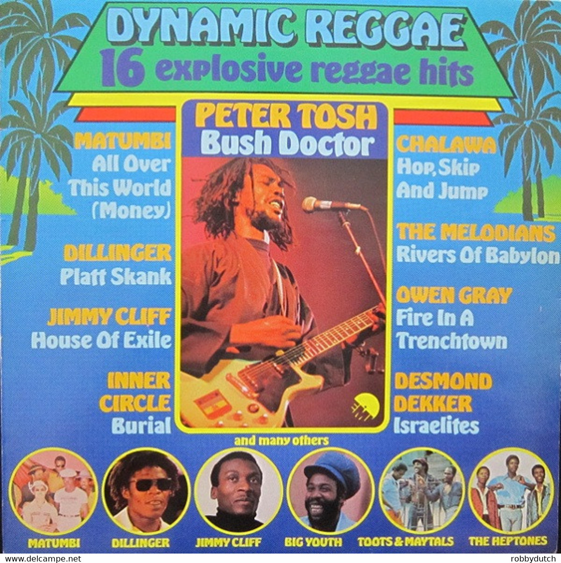 * LP *  DYNAMIC REGGAE - PETER TOSH / DILLINGER / JIMMY CLIFF / DESMOND DEKKER / INNER CIRCLE A.o. - Reggae