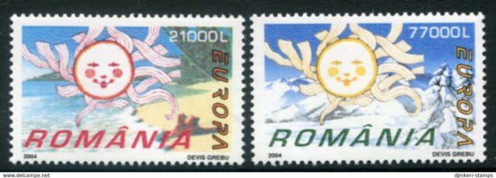 ROMANIA 2004 Europa: Holidays MNH / **.  Michel 5822-23 - Unused Stamps