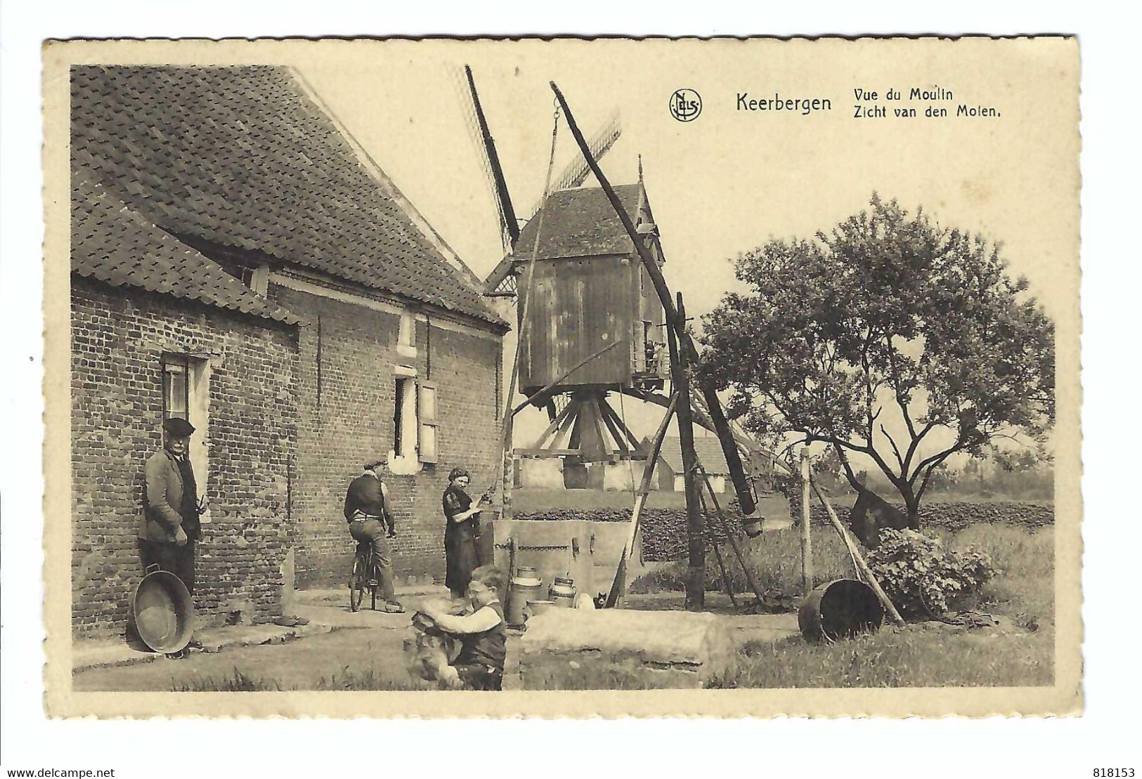 Keerbergen  Vue Du Moulin  Zicht Op Den Molen - Keerbergen