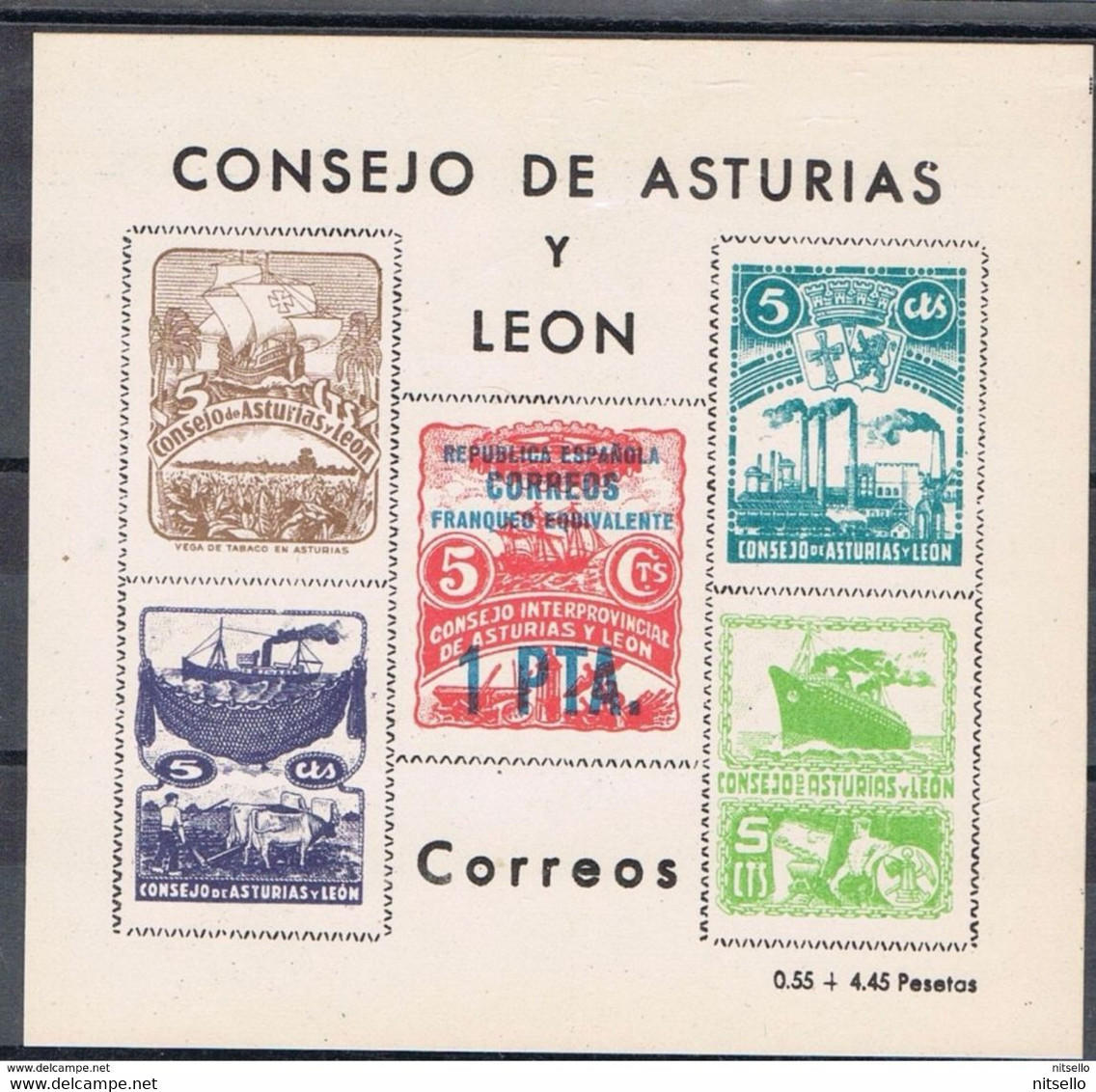 LOTE 1385  ///  CONSEJO DE ASTURIAS Y LEON          ¡¡¡¡¡¡ LIQUIDATION !!!!!!! - Asturies & Leon