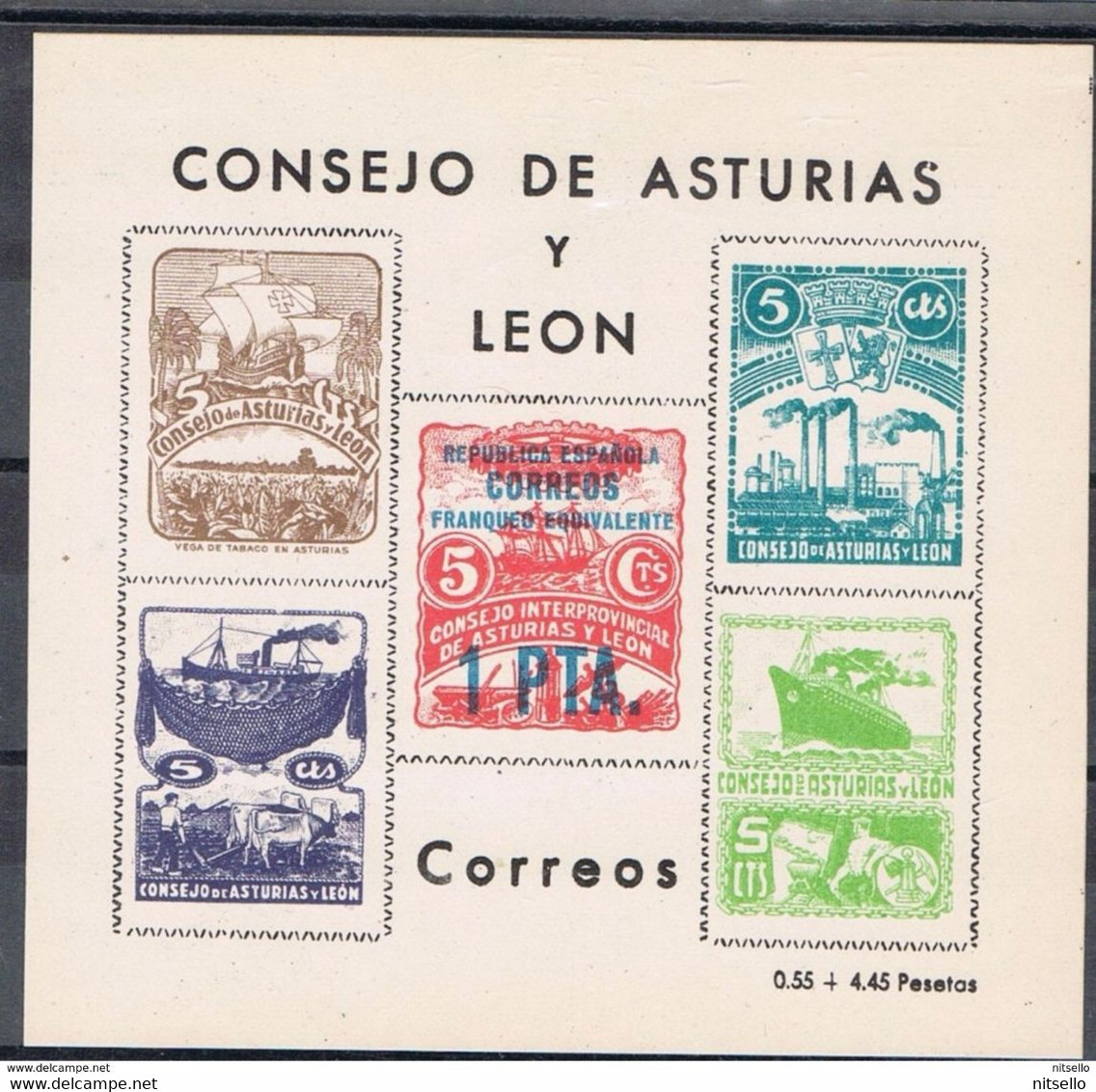 LOTE 1385  ///  CONSEJO DE ASTURIAS Y LEON          ¡¡¡¡¡¡ LIQUIDATION !!!!!!! - Asturië & Leon