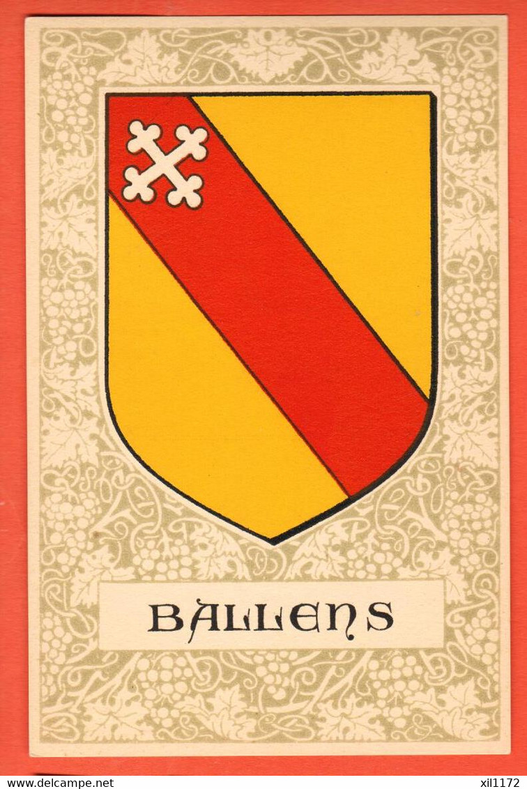 ZMK-18 Ballens District Morges Blason Armoiries Armorial Flammes Ecusson  Non Circulé - Ballens