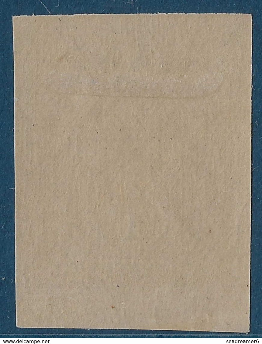 France Type Blanc ( Papier Blanc) N°107* Type Ib 1c Gris Non Dentelé Petit BDFeuille TTB - 1900-29 Blanc