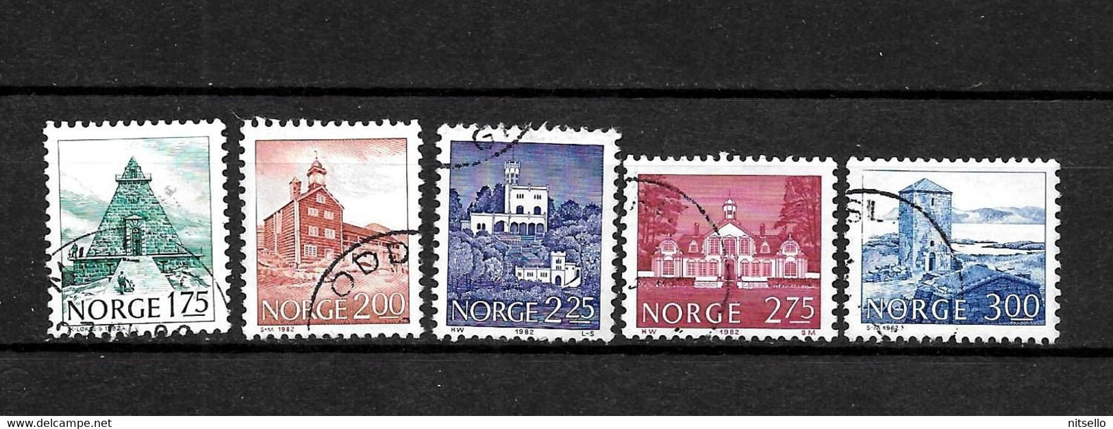 LOTE 2158 /// NORUEGA  YVERT Nº: 811/815   ¡¡¡ OFERTA - LIQUIDATION - JE LIQUIDE !!! - Used Stamps