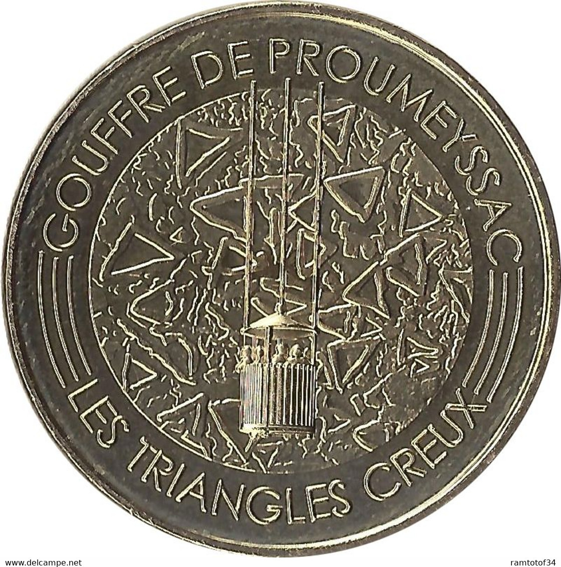 2022 MDP194 - AUDRIX - Gouffre De Proumeyssac 11 (Les Triangles Creux) / MONNAIE DE PARIS 2022 - 2022