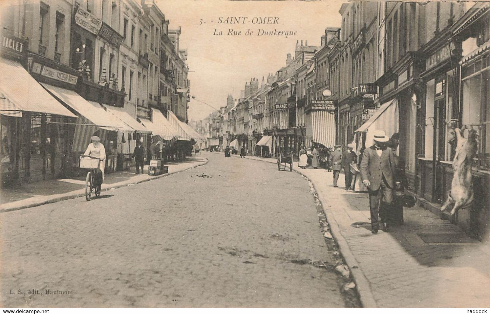 SAINT OMER : LA RUE DE DUNKERQUE - Saint Omer