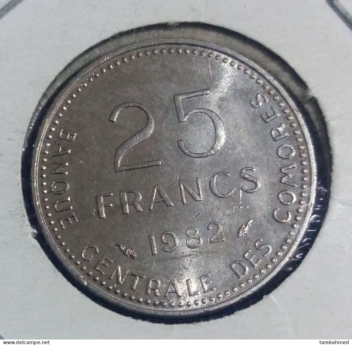 Comoros , 25 Francs - 1982. UNC - FAO , KM 14 , Agouz - Comoros