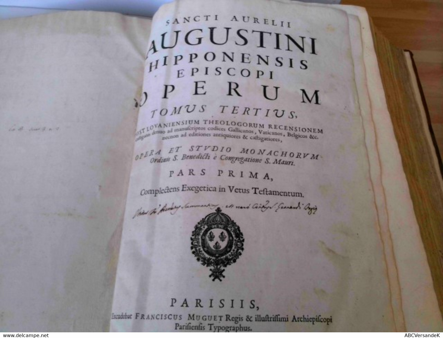 Sancti Aurelii Augustini Hipponensis Episcopi Operum Tomus Tertius, Post Lovaniensium Theologorum Recensionem - Sonstige & Ohne Zuordnung